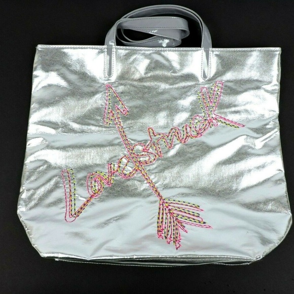 Lovestruck Fragrance Vera Wang Tote Silver Bag - Picture 1 of 7